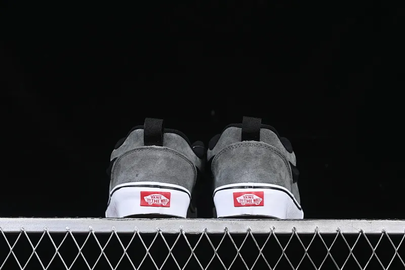 All categories Vans Vans series Vans Low Vans low-top Vans Knu Skool gray and black color low-top retro casual vulcanized bread shoes VN0009QCBDS